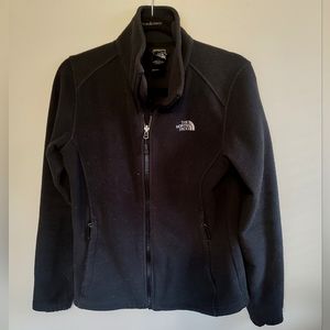 Black North Face fleece jacket